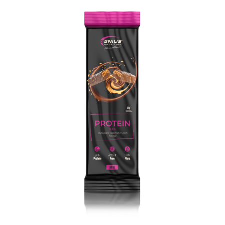 GENIUS NUTRITION MULTILAYER PROTEIN BAR 50G Chocolate caramel crunch