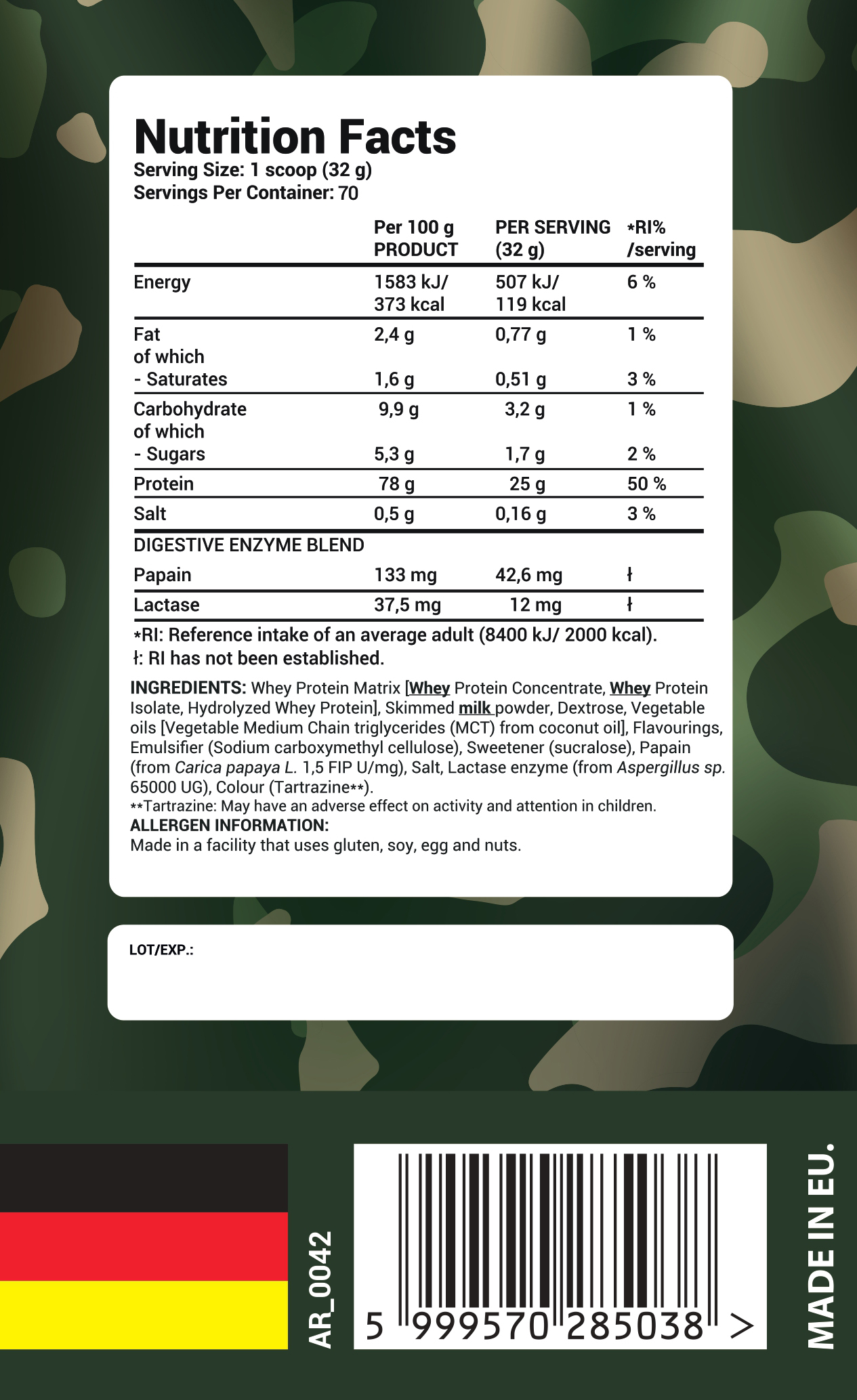 ARMY1 WHEY 2270g - Image 4